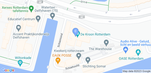 Map to Circus Studio Rotterdam